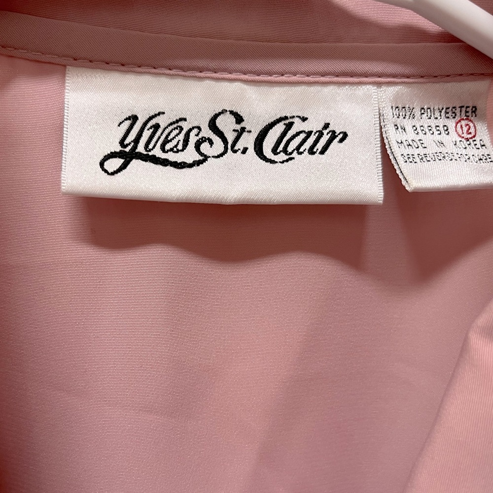Yves St Clair vintage 80s polyester blouse